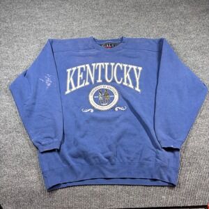 Vintage Galt Sand Sweatshirt Men's L University of Kentucky Wildcats Blue